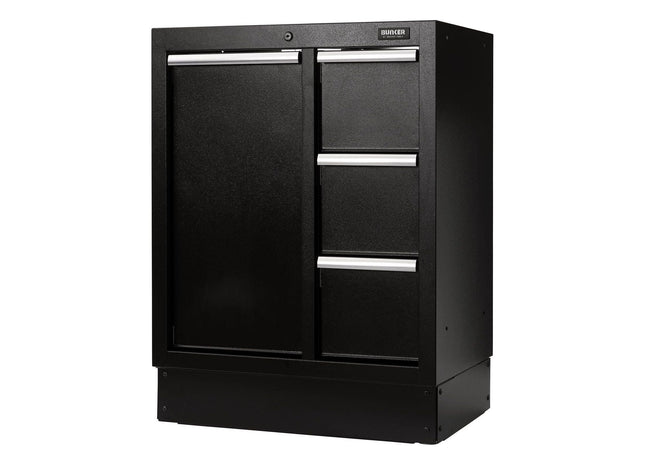 Draper Bunker Modular Power Tool Base Cabinet, 4 Drawer, 680mm Draper - Town Tools
