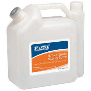 Draper Two Stroke Mixing Plastic Bottle, 1L 14447 Draper - Town Tools