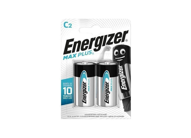 Energizer® MAX PLUS™ C Alkaline Batteries (Pack 2) Energizer® - RockBottom Northamptin