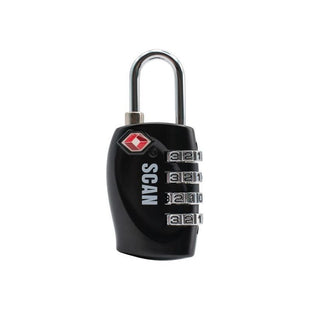 Scan Zinc Combination Padlock TSA Approved Scan - RockBottom Nothampton