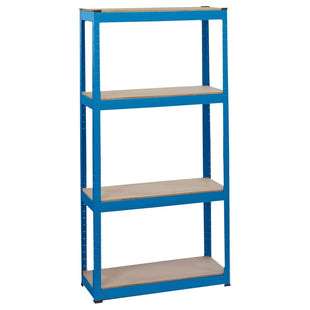 Draper Steel Shelving Unit, 4 Shelves, L760 x W300 x H1520mm 21658 Draper - Town Tools