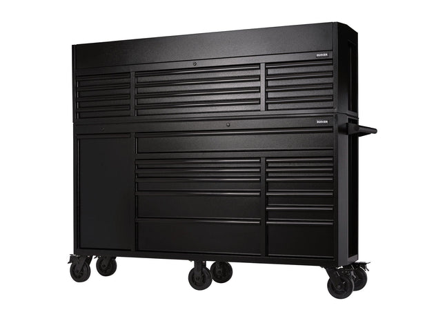Draper Bunker 25 Drawer Combined Roller Cabinet and Tool Chest, 72", Black Draper - Town Tools