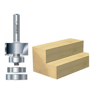 Trend 46/44 x 1/4 TCT Bearing Guided Rebater 24mm x 12.7mm Trend - RockBottom Northampton