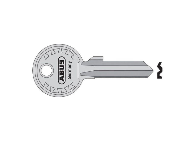 Abus Mechanical 24-26-28 Right Hand 4/5 Key Blank ABUS Mechanical - RockBottom Northampton