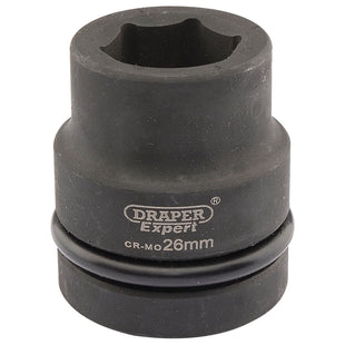 Draper Expert HI-TORQ 6 Point Impact Socket, 1" Sq. Dr., 26mm 05107 Draper - Town Tools