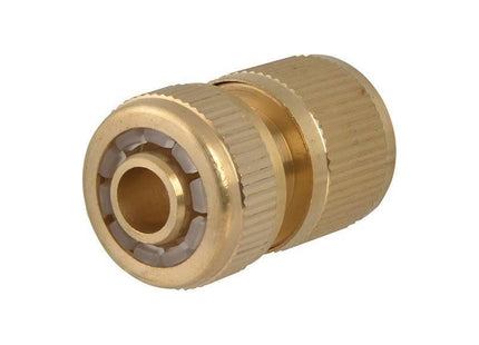 Faithfull Brass Female Water Stop Connector 12.5mm (1/2in) Faithfull - RockBottom Northampton