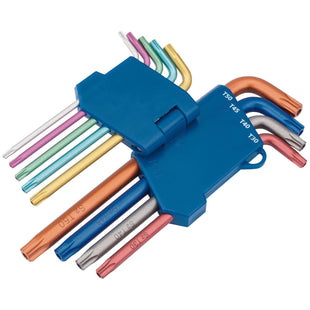Draper TX-STAR Security Coloured Key Set (9 Piece) 22204 Draper - Town Tools
