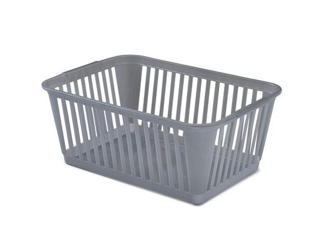37cm Handy Basket Silver