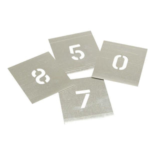 Stencils Set of Zinc Stencils - Figures 3in Stencils - RockBottom Nothampton