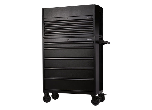 Draper Bunker 9 Drawer Combined Roller Cabinet and Tool Chest, 36", Black Draper - Town Tools