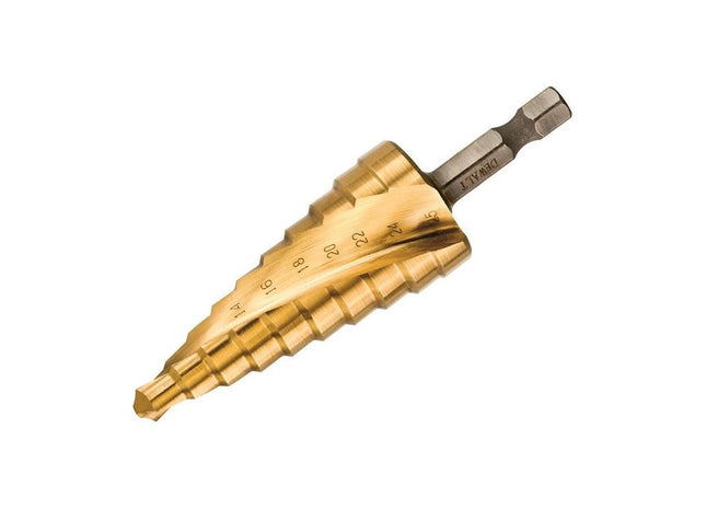 Dewalt Power Tools Extreme Step Drill Bit 14-25mm DeWALT Power Tools - RockBottom Northampton