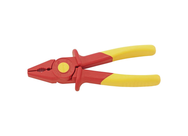 Draper Knipex Fully Insulated 'S' Range Soft Grip Flat Nose Pliers, 180mm 06082 Draper - Town Tools