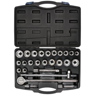 Draper Combined MM/AF Socket Set, 3/4" Sq. Dr., Black (26 Piece) 48329 Draper - Town Tools