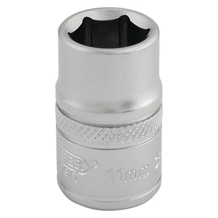 Draper 6 Point Metric Socket, 3/8" Sq. Dr., 11mm 16536 Draper - Town Tools