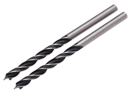 Draper Brad Point Drill Bit, 4.0mm x 75mm (Pack of 2) Draper - Town Tools