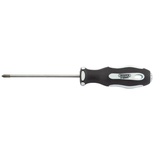 Draper Cross Slot Soft Grip Screwdriver, No.0 x 75mm 34982 Draper - Town Tools
