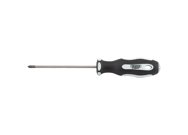 Draper Cross Slot Soft Grip Screwdriver, No.0 x 75mm 34982 Draper - Town Tools
