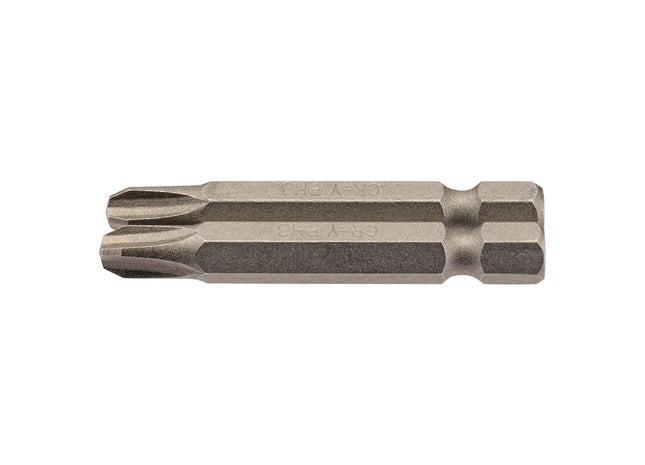 Draper Cross Slot Insert Bit, 1/4" Hex, 50mm Long, No.3 (Pack of 2) 64241 Draper - Town Tools