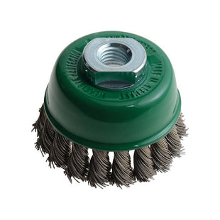 Lessmann Knot Cup Brush 65mm M14x2.0, 0.50 Stainless Steel Wire Lessmann - RockBottom Northampton