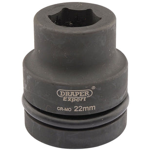 Draper Expert HI-TORQ 6 Point Impact Socket, 1" Sq. Dr., 22mm 05103 Draper - Town Tools