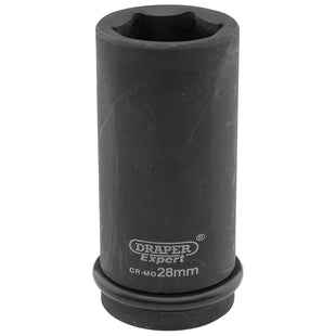 Draper Expert HI-TORQ 6 Point Deep Impact Socket, 3/4" Sq. Dr., 28mm 05060 Draper - Town Tools