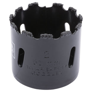 Draper Tungsten Carbide Grit Hole Saw, 51mm 34943 Draper - Town Tools