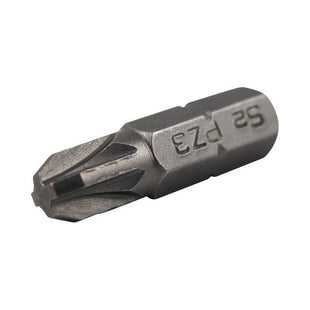 Faithfull Pozi S2 Grade Steel Screwdriver Bits PZ3 x 25mm (Pack 3) Faithfull - RockBottom Northampton