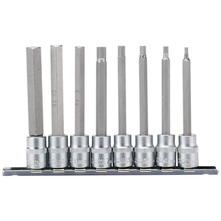 Draper Long Metric Hex. Socket Bit Set, 3/8" Sq. Dr., 100mm (8 Piece) 16286 Draper - Town Tools