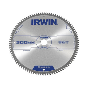 Irwin® Professional Aluminium Circular Saw Blade 300 x 30mm x 96T TCG IRWIN® - RockBottom Northampton
