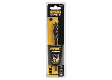 Dewalt Power Tools Extreme Tri-Flute Spade Bit 16 x 152mm DeWALT Power Tools - RockBottom Northampton