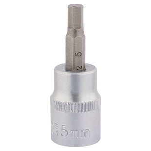 Draper Socket with Hexagonal Bit, 3/8" Sq. Dr., 5mm 16283 Draper - Town Tools