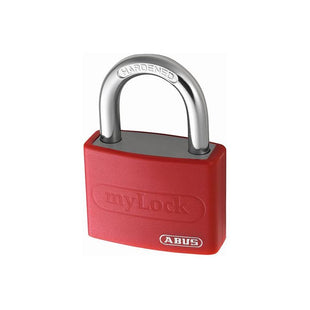 Abus Mechanical T65AL/40mm My Lock Aluminium Padlock Red ABUS Mechanical - RockBottom Northampton