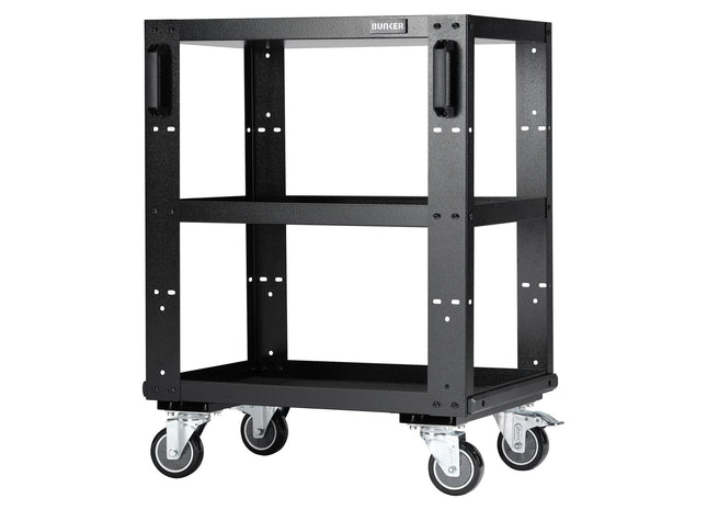 Draper Bunker Modular 3 Tier Tool Trolley, 646mm Draper - Town Tools