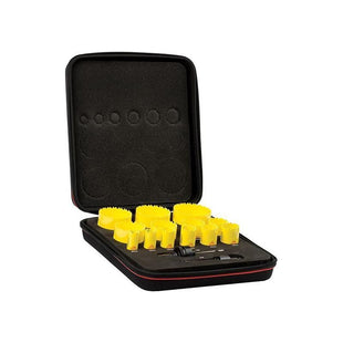 Starrett KDC13021 Deep Cut Bi-Metal Universal Holesaw Kit, 15 Piece Starrett - RockBottom Nothampton