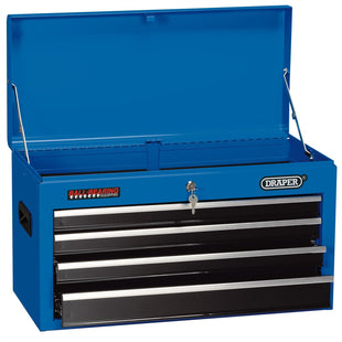 Draper Tool Chest, 4 Drawer, 26", Blue 14589 Draper - Town Tools