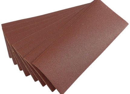 Draper Aluminium Oxide Sanding Sheets, 232 x 92mm, 100 Grit (Pack of 10) 59466 Draper - Town Tools