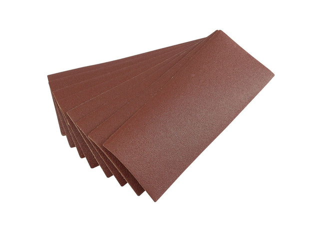 Draper Aluminium Oxide Sanding Sheets, 232 x 92mm, 100 Grit (Pack of 10) 59466 Draper - Town Tools