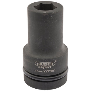 Draper Expert HI-TORQ 6 Point Deep Impact Socket, 1" Sq. Dr., 22mm Draper - Town Tools