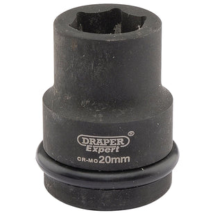 Draper Expert HI-TORQ 6 Point Impact Socket, 3/4" Sq. Dr., 20mm Draper - Town Tools