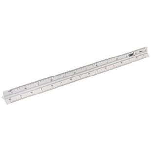 Draper Aluminium Triangle Scale Rule, 300mm 17686 Draper - Town Tools