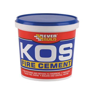 Everbuild Sika KOS Fire Cement Black 1kg Everbuild Sika - RockBottom Northamptin