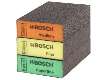 Bosch Powertool Accessories XPERT S471 Standard Sanding Block Set, 3 Piece Bosch Powertool Accessories - RockBottom Northampton