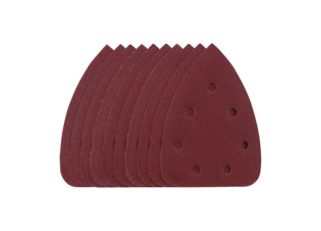 Draper Detail Sanding Sheets with Hook and Loop, 140mm, 120 Grit, SSD6 (Pack of Draper - Town Tools