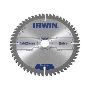 Irwin® Professional Aluminium Circular Saw Blade 160 x 20mm x 56T TCG IRWIN® - RockBottom Northampton