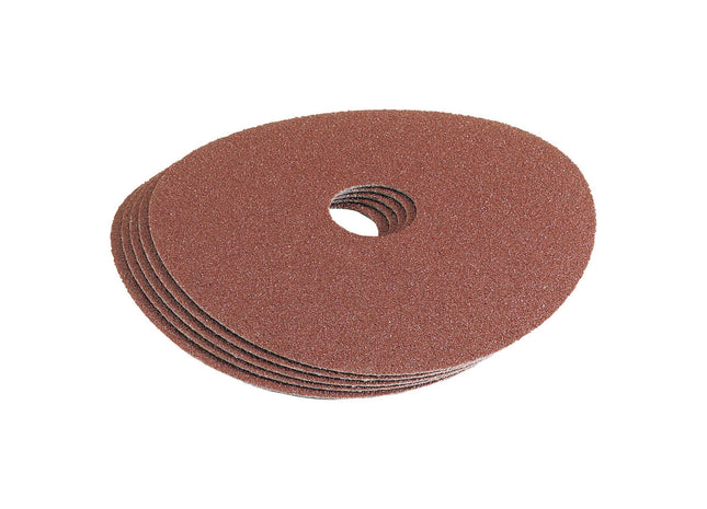 Draper Aluminium Oxide Sanding Disc, 115mm, 60 Grit (Pack of 5) 58617 Draper - Town Tools