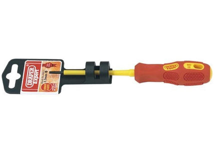 Draper VDE Approved Fully Insulated Plain Slot Screwdriver, 2.5 x 75mm (Display Draper - Town Tools