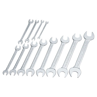 Draper Long Metric Open End Spanner Set (12 Piece) 01276 Draper - Town Tools