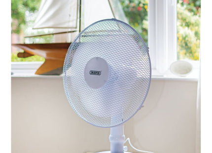 Draper 230V Desk Fan, 16"/400mm, 45W 09111 Draper - Town Tools