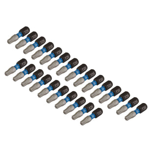 Draper Expert TX-STAR Impact Screwdriver Bits, T25 x 25mm, 1/4" Hex (Pack of 25) Draper - Town Tools