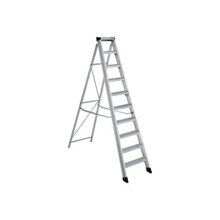 Zarges EN131 Professional Swingback Steps, Open 2.11m Closed 2.37m 10 Rungs Zarges - RockBottom Northampton